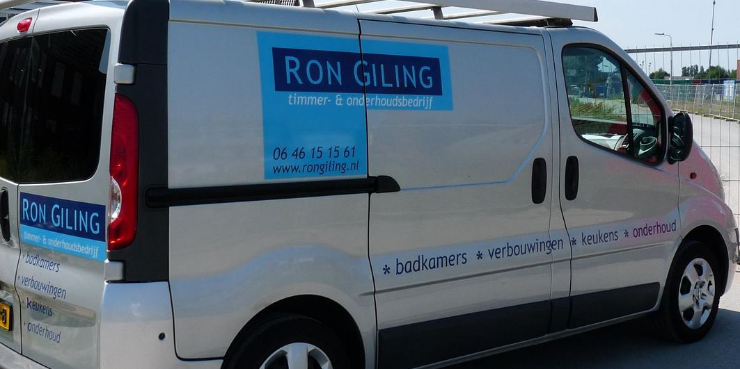 Ron Giling Timmer- en Onderhoudsbedrijf aan het werk
